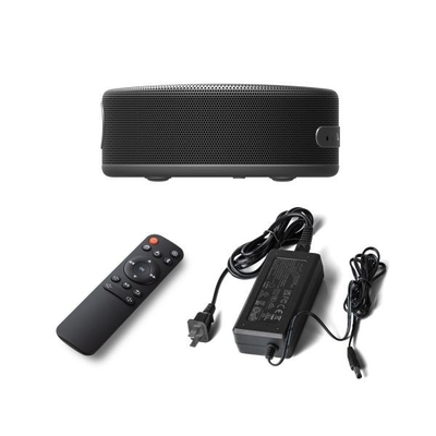 Metallic Native 4k Smart Portable Projector With USB Plug Black
