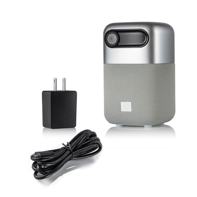 Android 9.0 Mini Pico Projector 100 ANSI Lumens Orange Pink Gray Red Blue Color