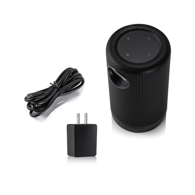 Black Color Bluetooth 5.0 DLP Pico Projector Built In Fidelity Speaker For Home Theater